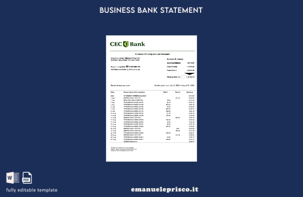 stile verificato Dichiarazione dell'azienda commerciale Romania CEC Modello in f